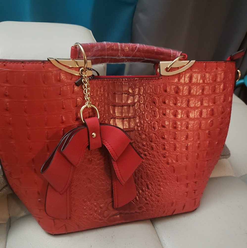 Red Bow Bag